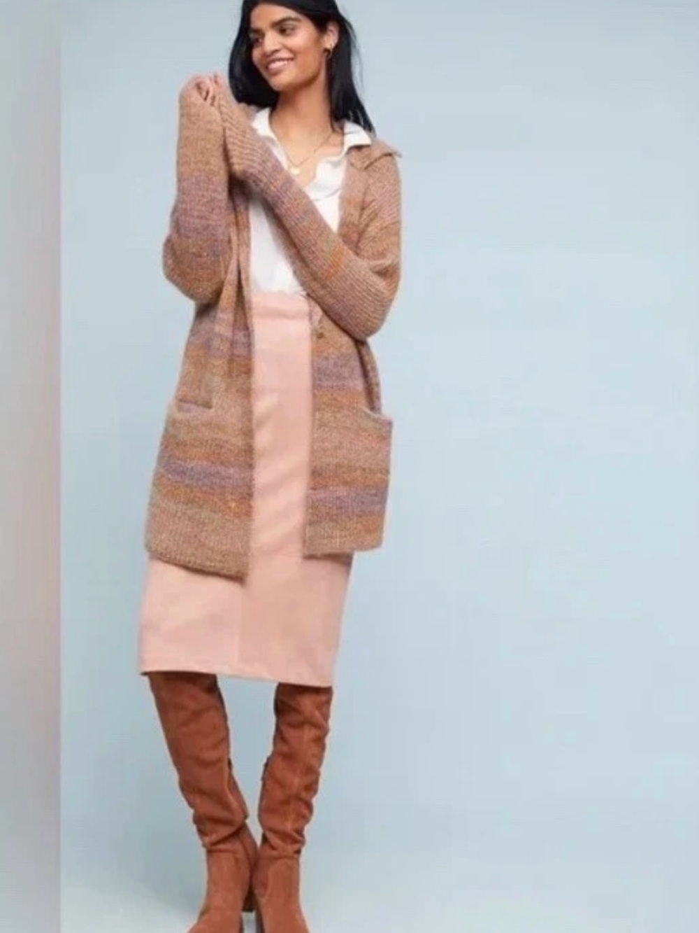 Maeve Anthropology Chunky Cardigan Size XSP